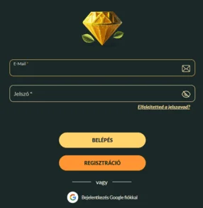 Lemon Casino bejelentkezési űrlap mezőkkel a biztonságos fiókhozzáféréshez