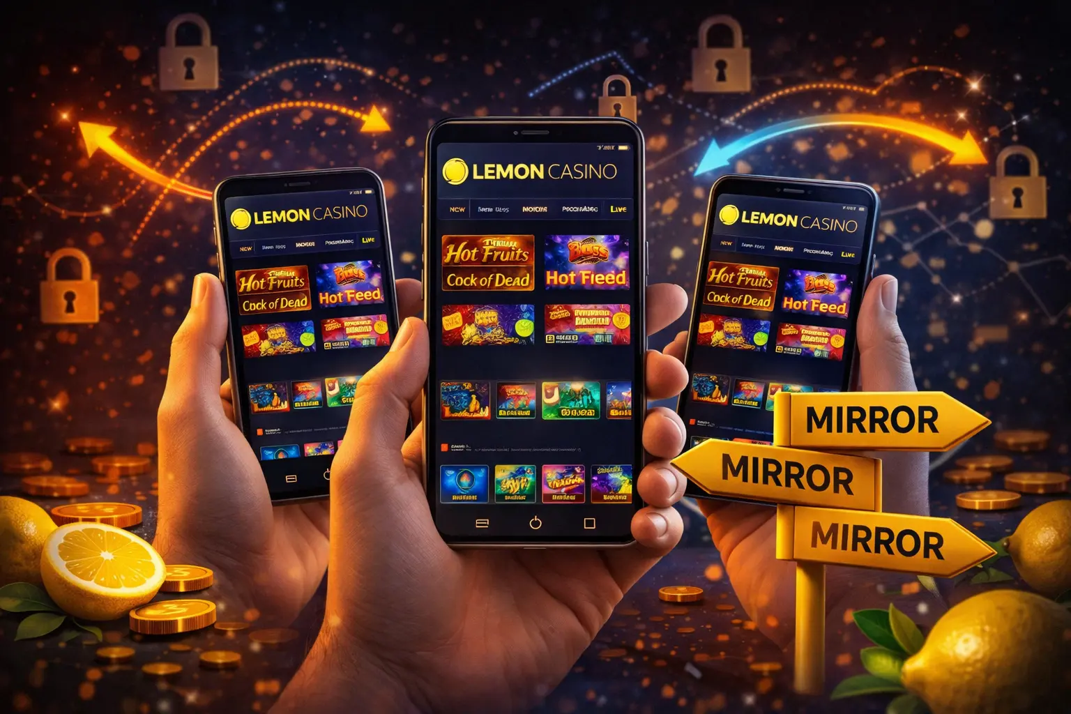 Mobilos tüköroldal-használat a Casino Lemon felületén gyors betöltéssel, érintőképernyős navigációval és kényelmes hozzáféréssel kisebb kijelzőkön